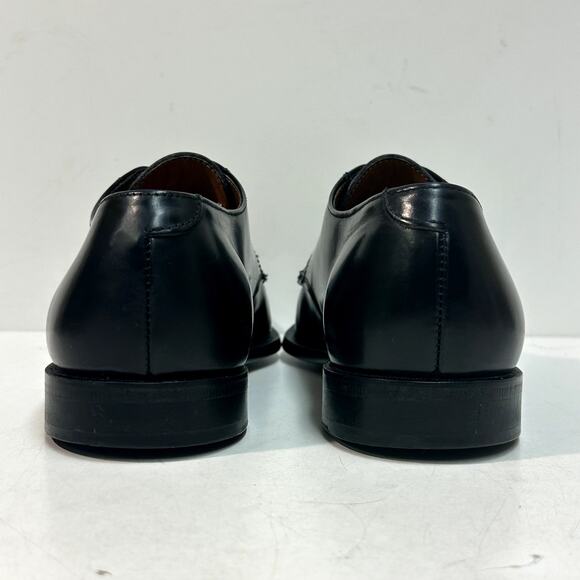 VGUC Rancourt & Co. x Cole Haan Cap Toe Derby Black Calf Maine USA 11 Wide E - Picture 4 of 13